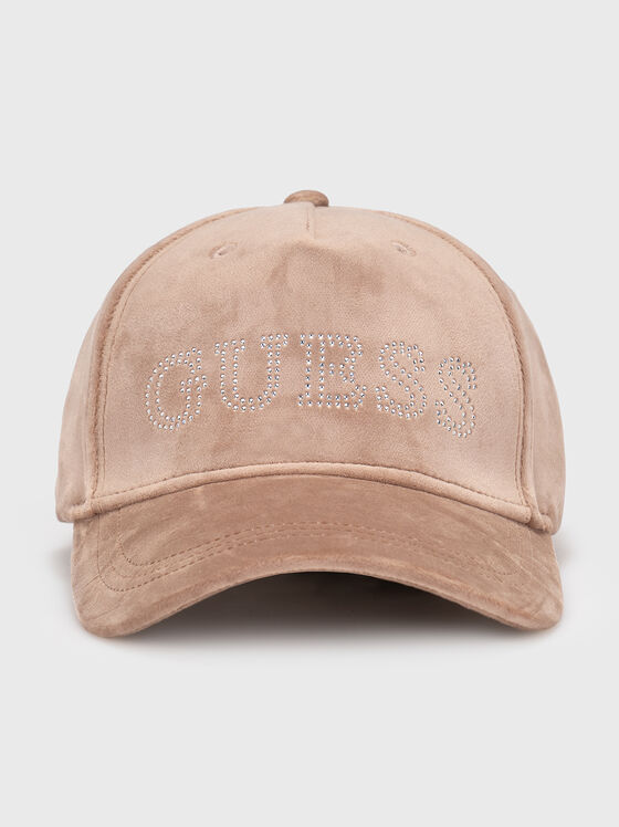 Șapcă de baseball din catifea cu logo - 1