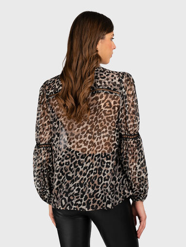 JOSETTE blouse with animal print - 3
