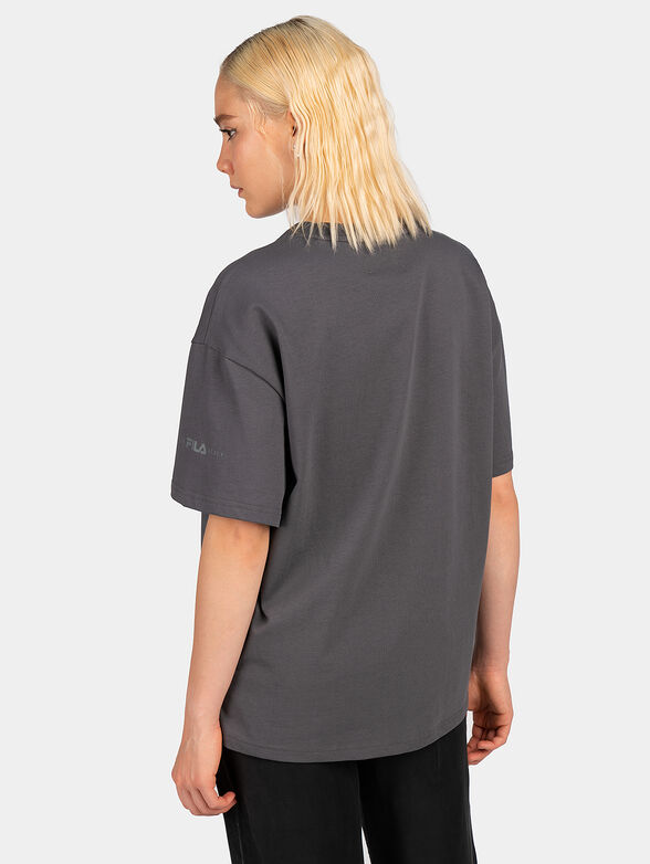 AMALIA  oversized T-shirt with logo  - 4