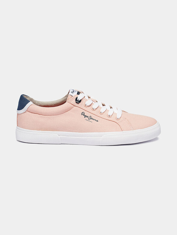 KENTON Pink cotton sneakers - 4