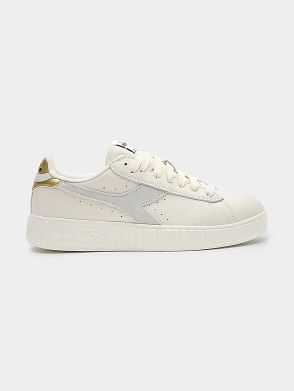 GAME STEP beige sports shoes with logo accent - 1