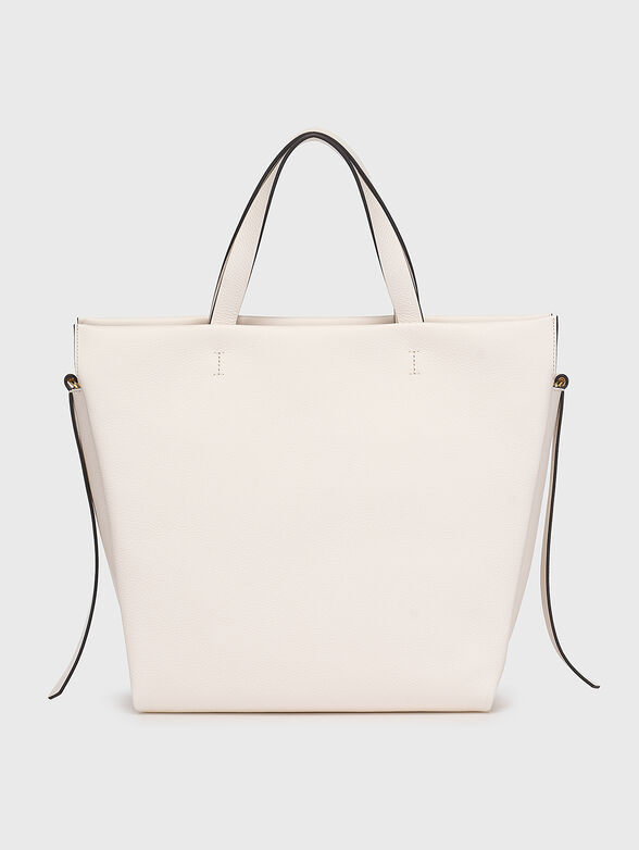 Leather bag with grainy texture - 3