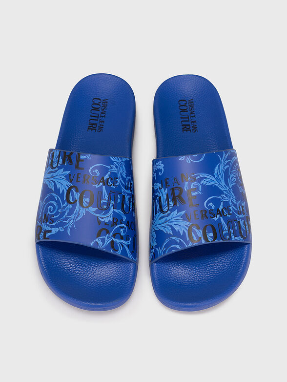 FONDO SLIDE blue slippers - 6