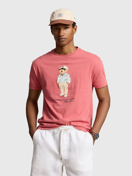Tricou din bumbac cu imprimeu POLO BEAR - 1
