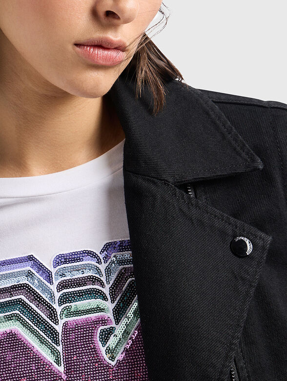 T-shirt with logo accent - 4