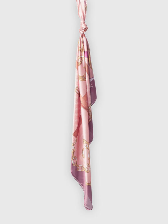 Square scarf with print - 2