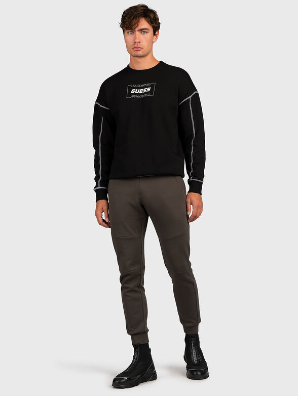 ALGER sports sweatshirt with contrast logo print - 4
