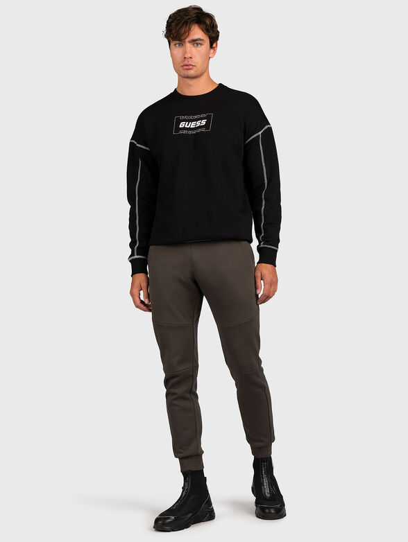 ALGER sports sweatshirt with contrast logo print - 4