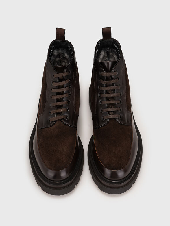 DEVELOP brown ankle boots - 6