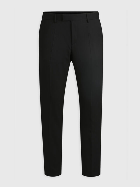 Pantaloni slim din lână - 1