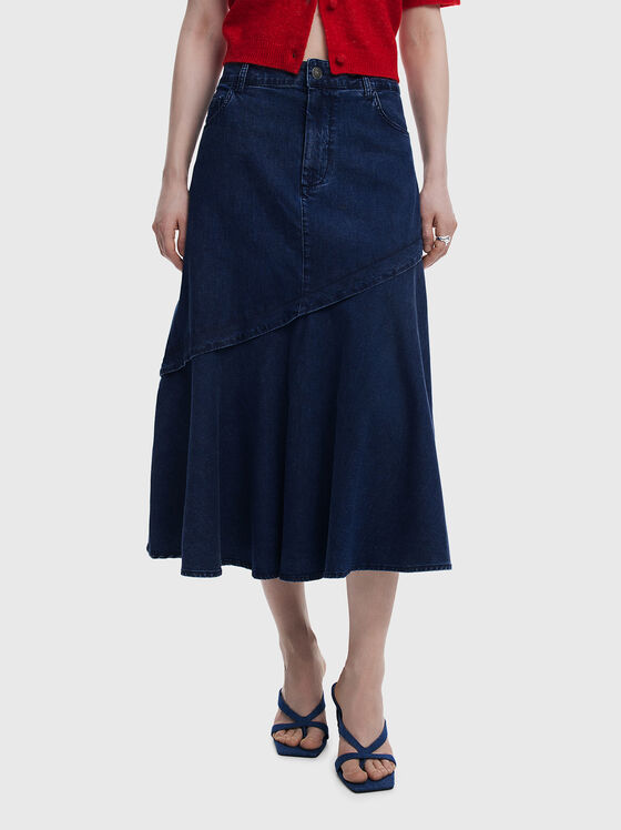 Fustă midi din denim GIORGIA - 1