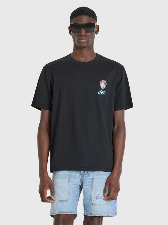 Tricou din bumbac cu imprimeu - 1