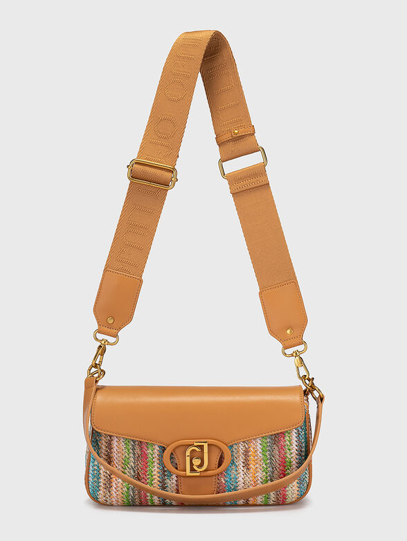 Striped bag with logo accent - 2