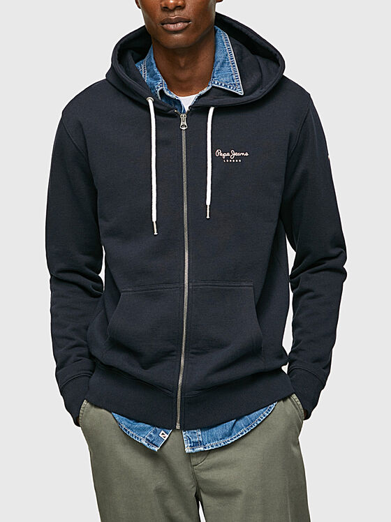 EDWARD dark blue sweatshirt - 1