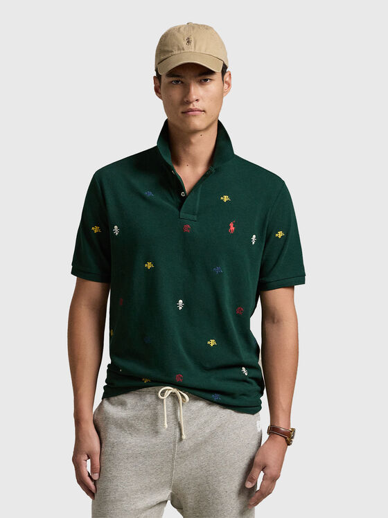 Tricou polo cu broderie - 1