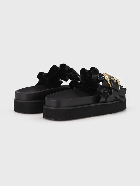 ARIZONA slippers with accent buckle - 3