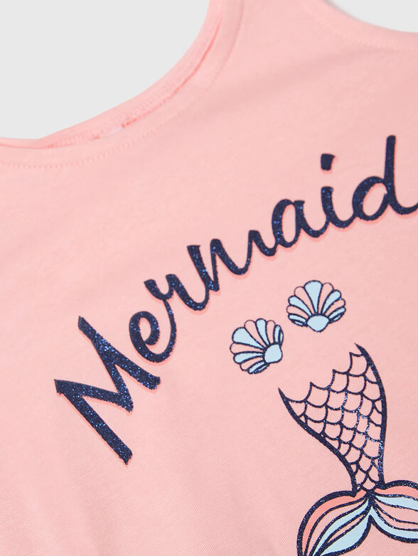 MERMAIDS pink pyjamas with print - 2