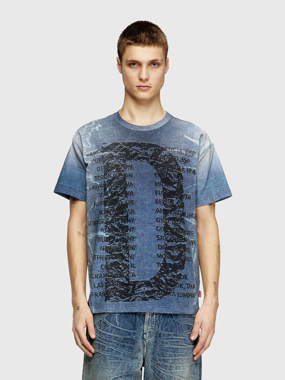 Tricou din bumbac T-NORM-R2 cu logo imprimat - 1