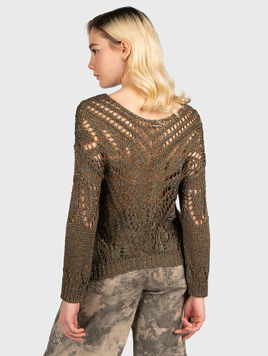 Knitted sweater with shiny accents - 3