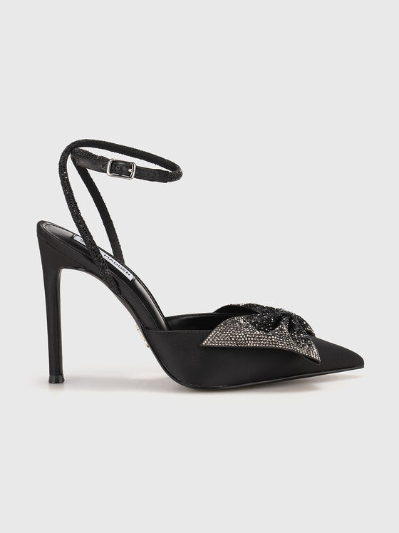 Heeled shoes with rhinestones - 1