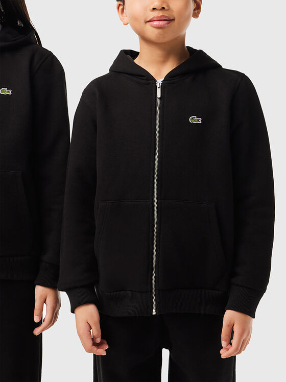 Hanorac unisex cu glugă și fermoar  - 1