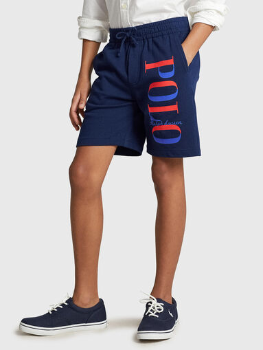 ATHLETIC shorts with logo accent - 3