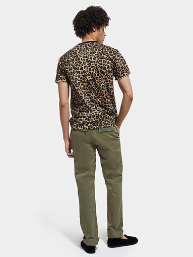 T-shirt with leopard print - 5