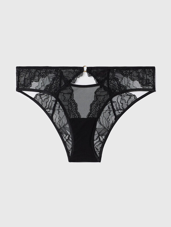 PRIVE’ CUT OUT briefs with lace accents - 4