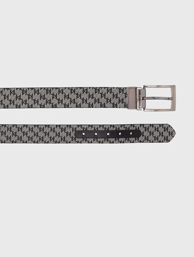 Reversible belt with logo accent - 3