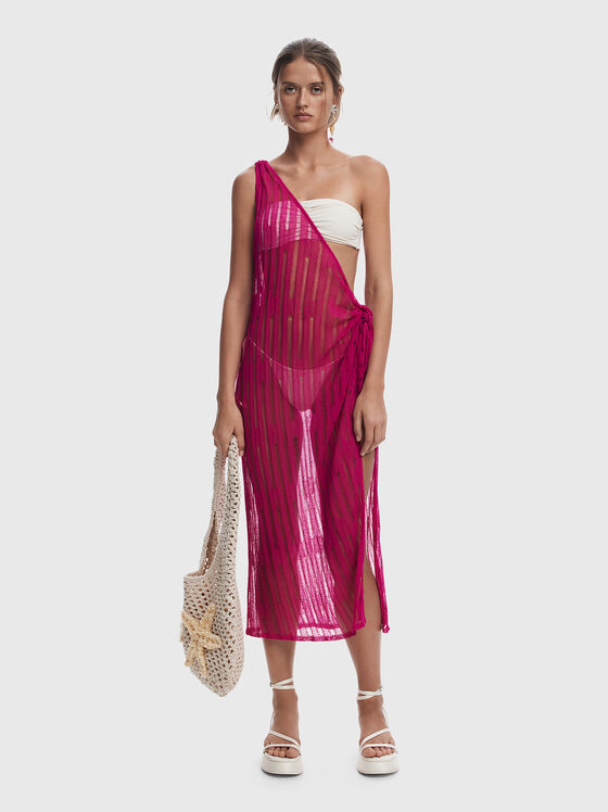 Rochie de plajă cu un umăr - 1