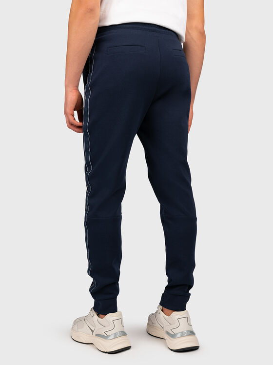 Pantaloni sport albastru închis - 2
