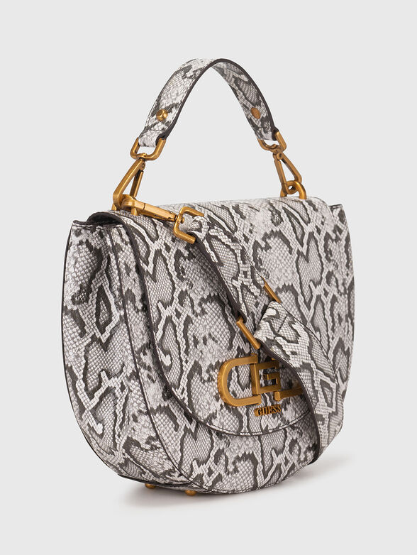 Crossbody bag with gold logo detail - 4