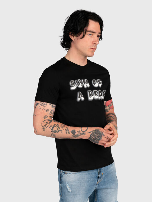 Cotton T-shirt with art print