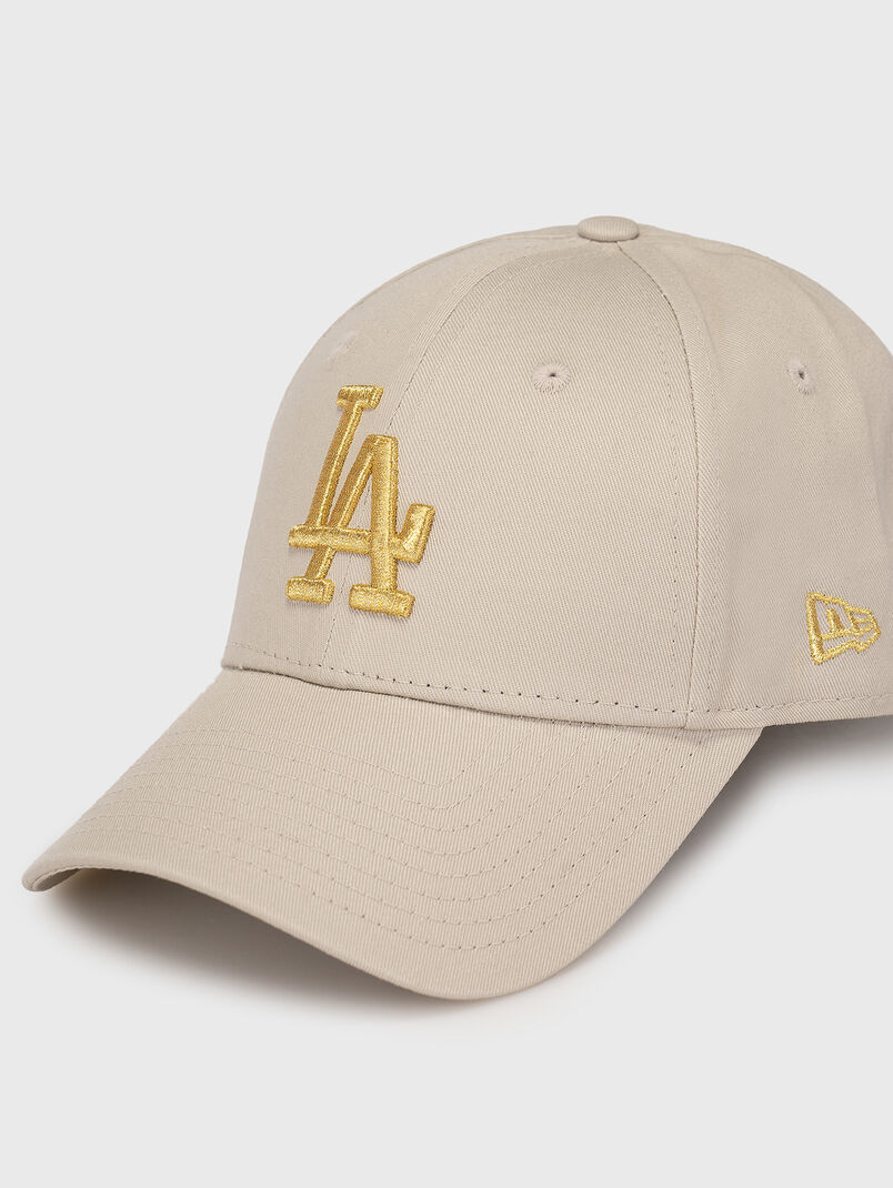 METALLIC LOGO 9FORTY beige hat - 3