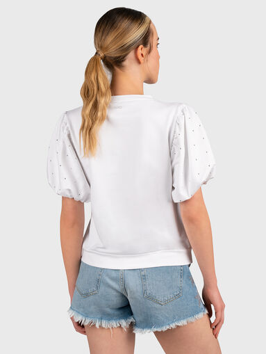 T-shirt with multicolored rhinestones - 3