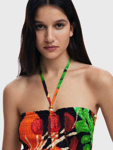 Tropical print jumpsuit - 5