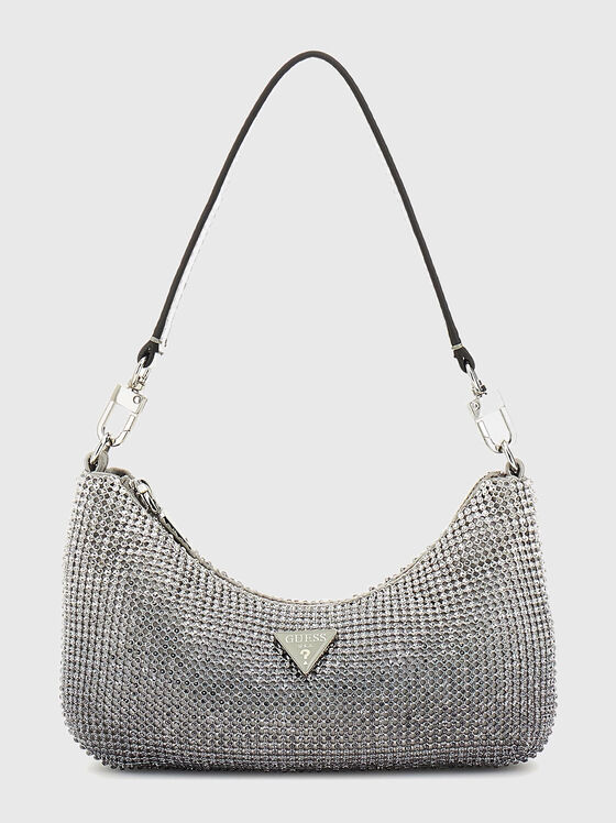 ZALINA rhinestone mini shoulder bag - 1