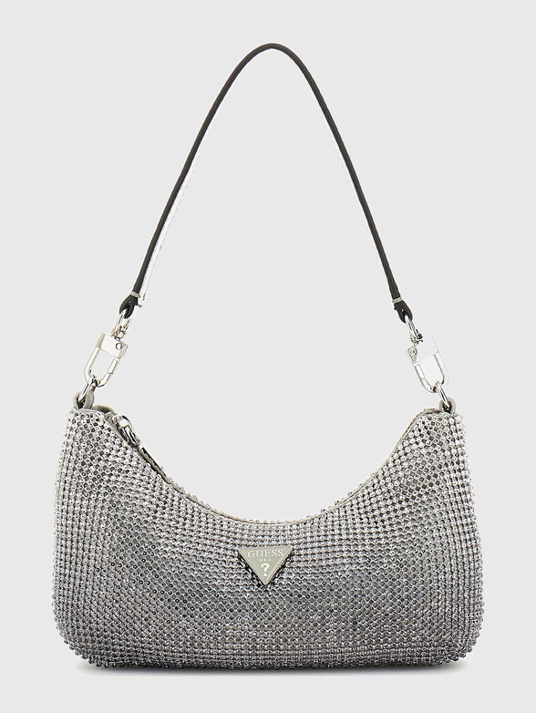 ZALINA rhinestone mini shoulder bag - 1