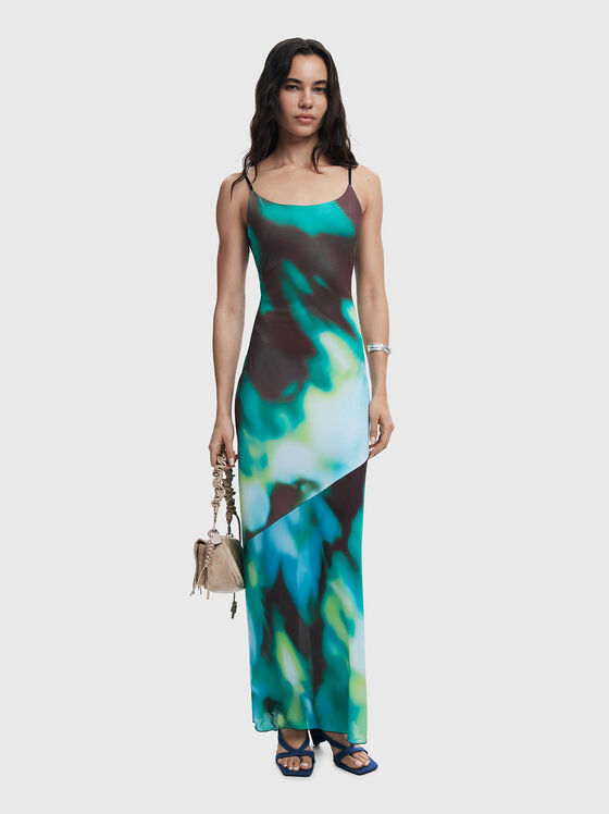 Rochie maxi HIBIS cu imprimeu accentuat - 1