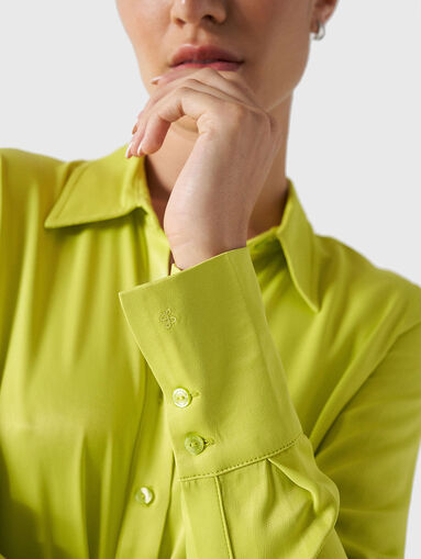 Satin effect shirt  - 5