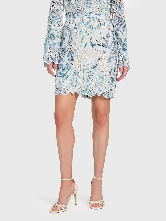 ANASTASIA embroidered mini skirt - 1