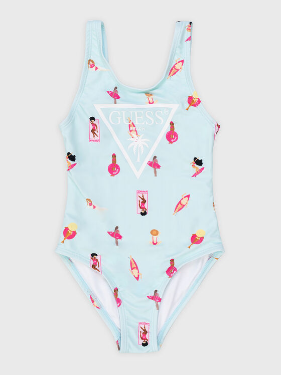 Costum de baie complet cu imprimeu - 1