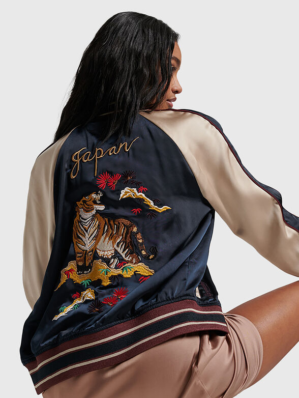 SUIKAJAN blue bomber jacket - 2