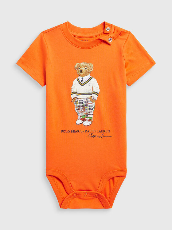 Orange body with contrasting logo print - 1