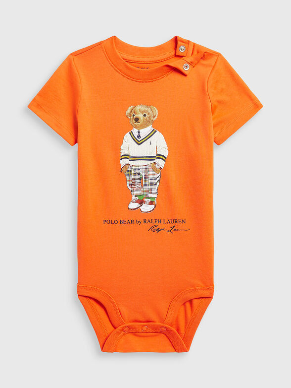 Orange body with contrasting logo print - 1