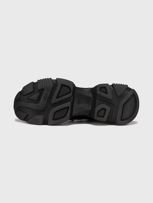 Black sneakers with metal details - 5