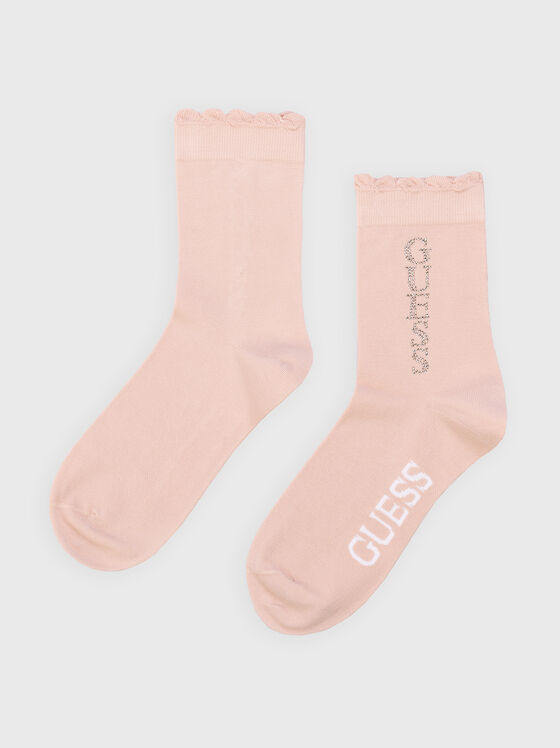 Socks with logo letterings - 1