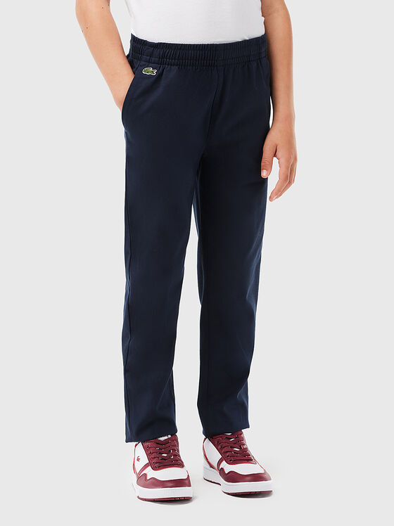 Dark blue sports trousers  - 1