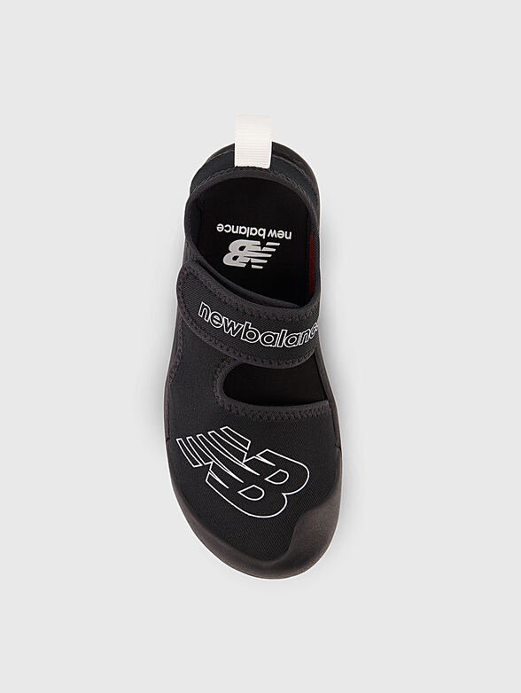 CRSR black sandals with logo details - 6
