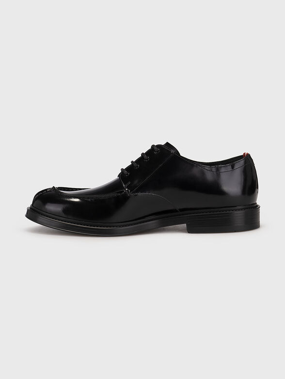 NIEVRO black leather shoes - 4